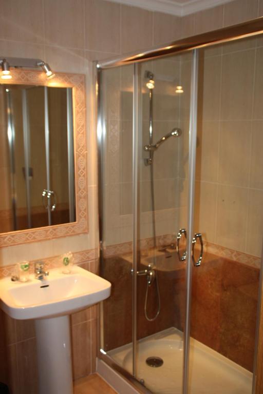 Koupelna v ubytování Hostal Andrés