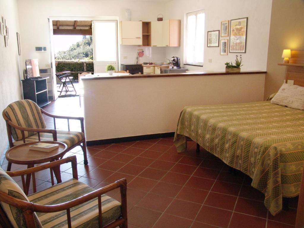Kuchnia lub aneks kuchenny w obiekcie Agriturismo La Quiete