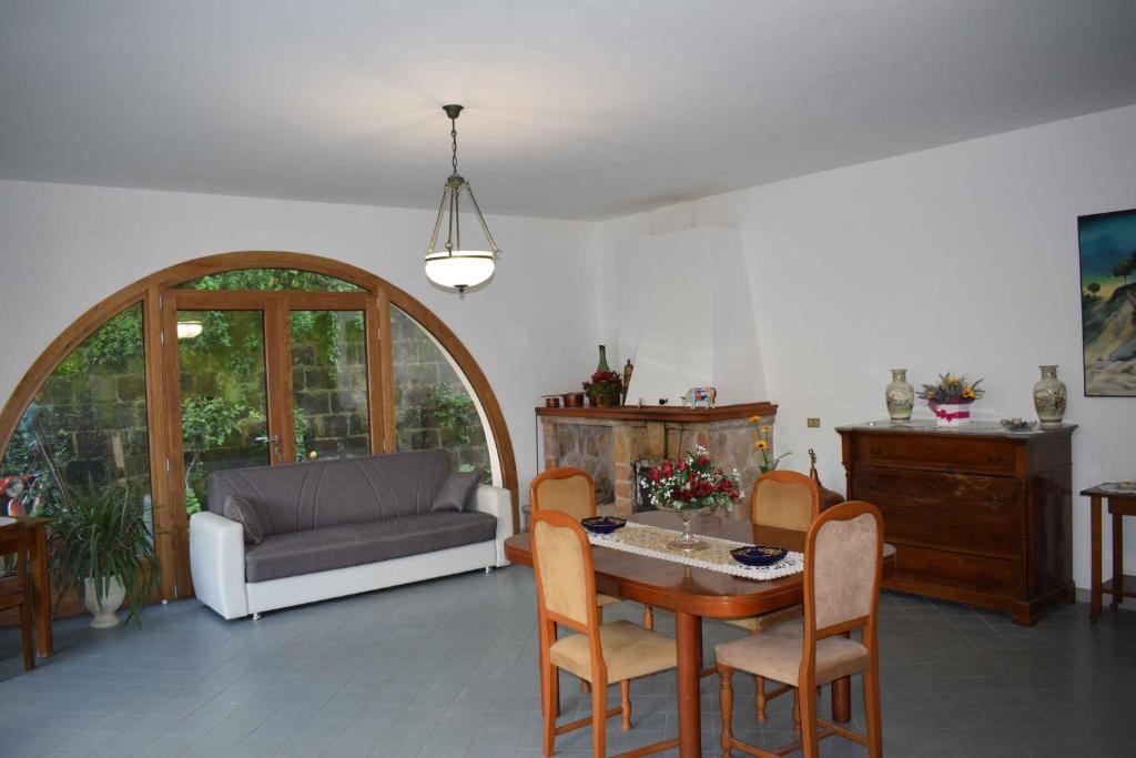 Posezení v ubytování MariaHome Sorrento