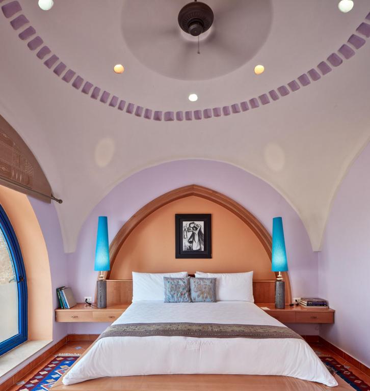 Postel nebo postele na pokoji v ubytování Lazib Inn Resort & Spa