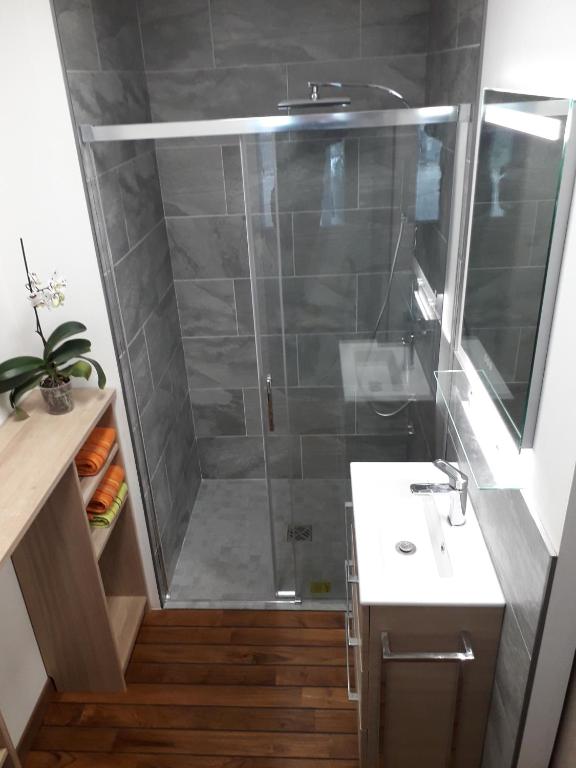 Koupelna v ubytování B&B La Cabane Insolite