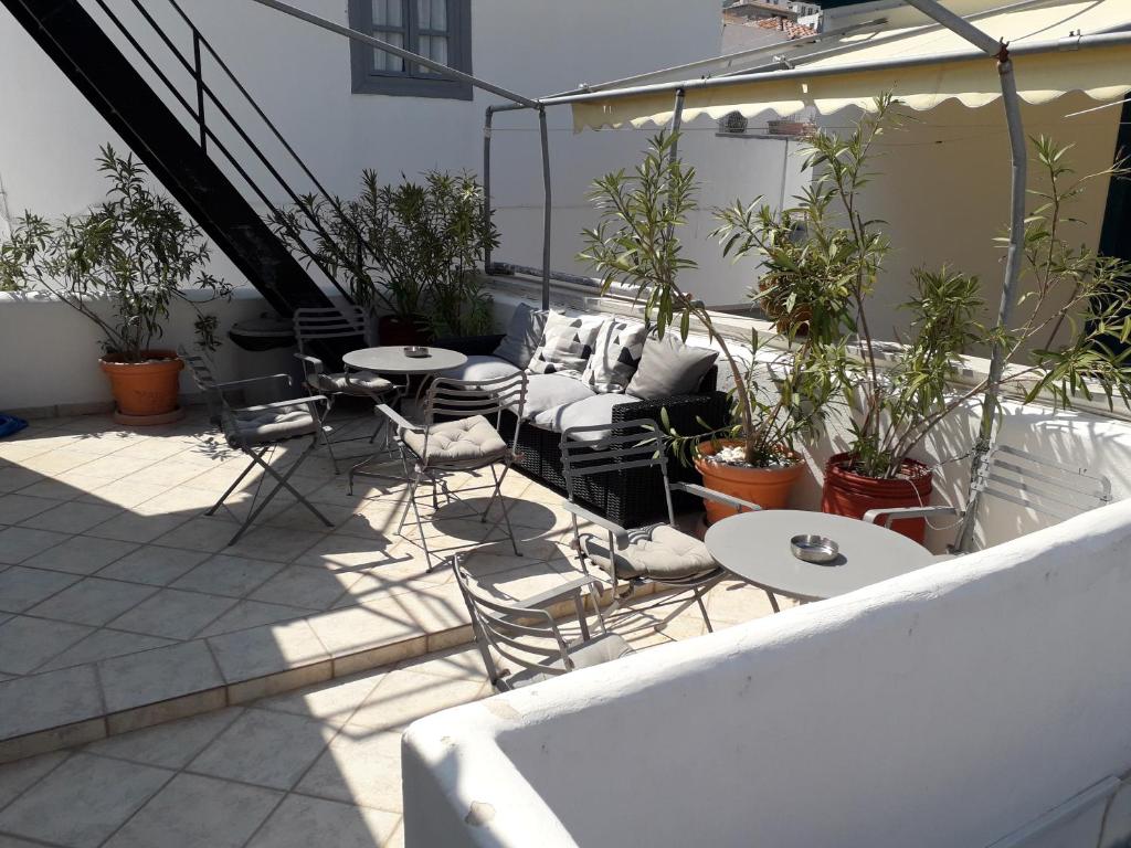 A balcony or terrace at Filenia