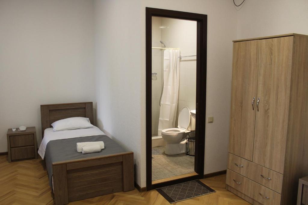 Koupelna v ubytování Guest House Chiko