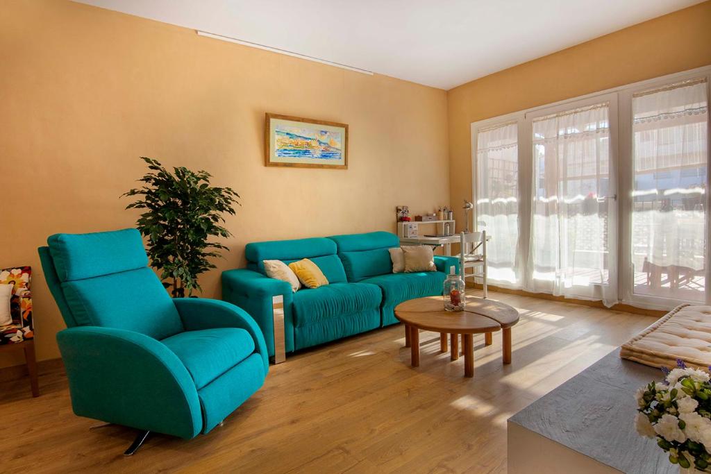 Posezení v ubytování Sans Souci Quality Apartments