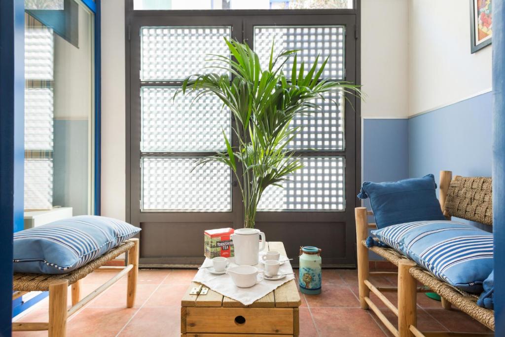 Posezení v ubytování Sans Souci Quality Apartments