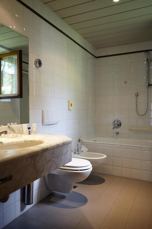 Kúpeľňa v ubytovaní Active Hotel
