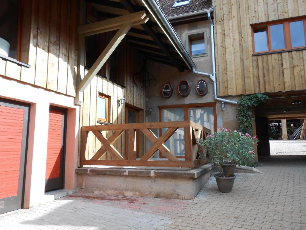 Budova, kde se bed and breakfast nachází