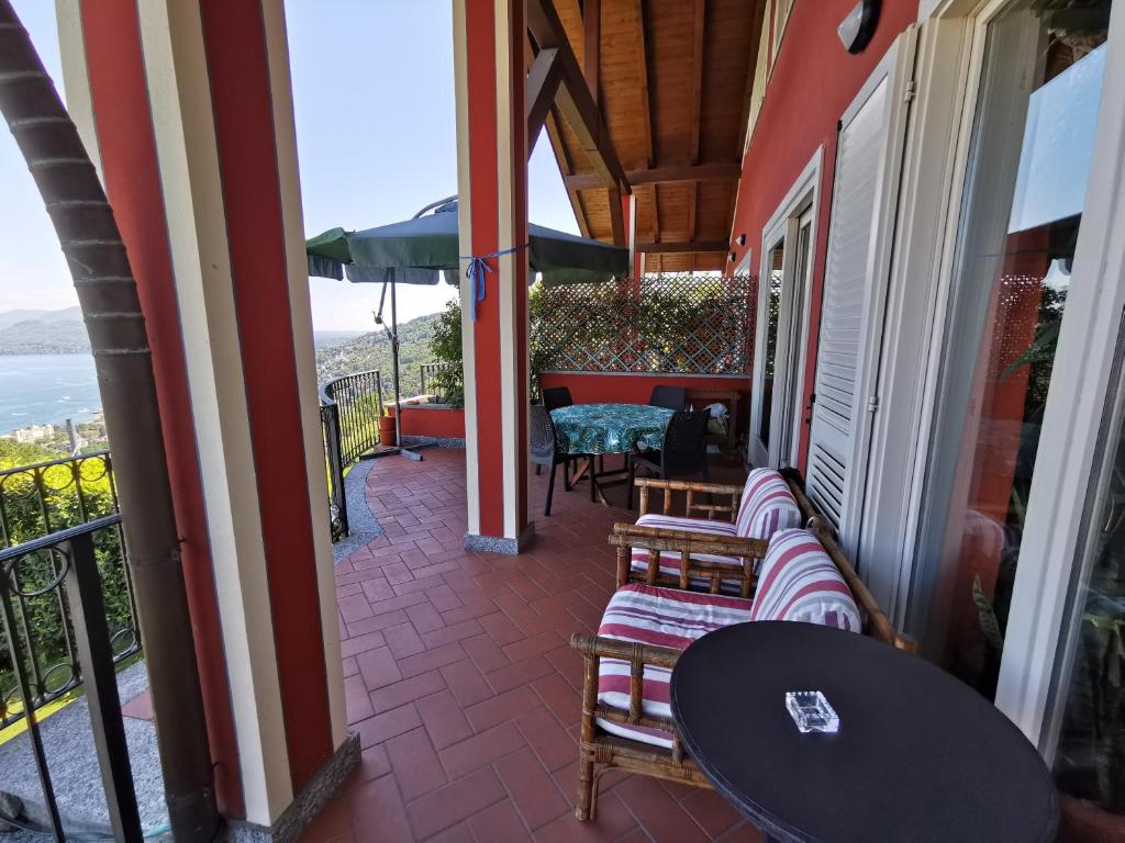Balkón nebo terasa v ubytování Alba sul lago