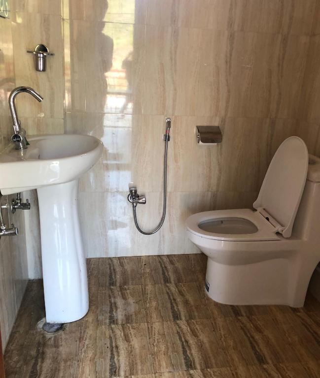 Koupelna v ubytování Hotel Brisha Sarangkot