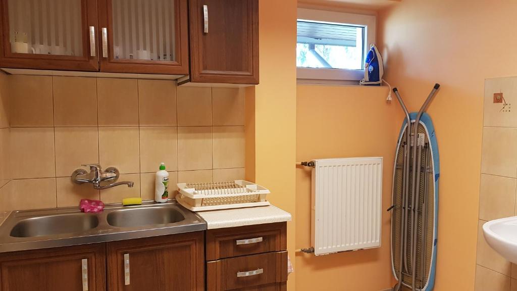Kúpeľňa v ubytovaní Dom wczasowy Przy Skałkach