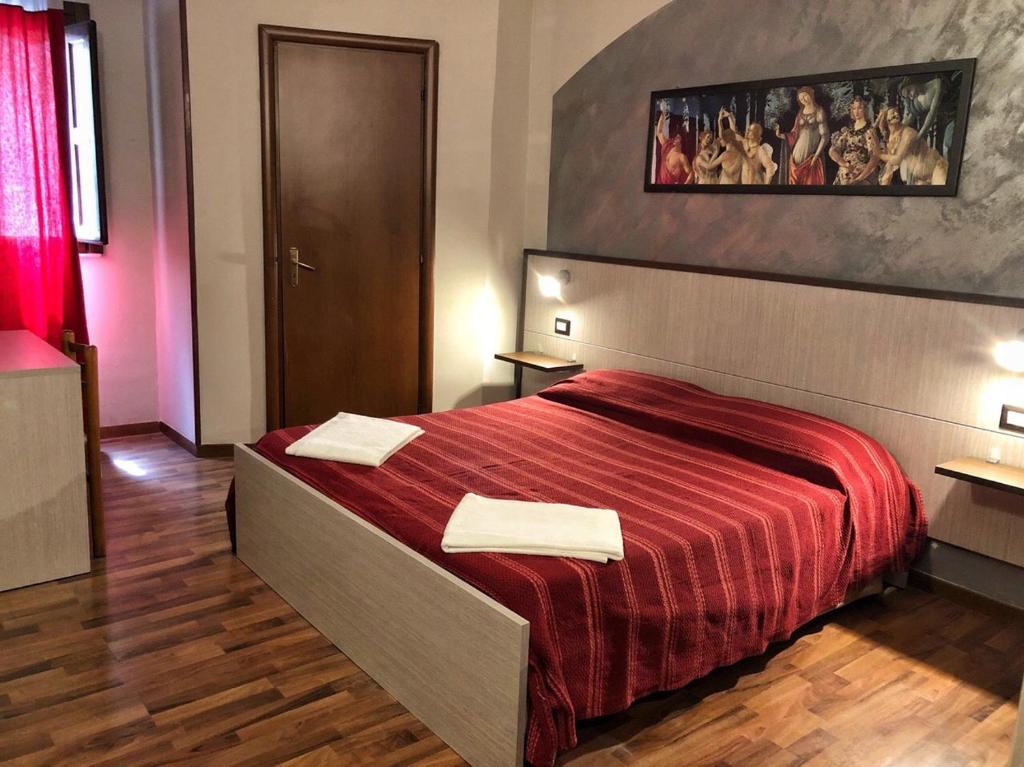 Postel nebo postele na pokoji v ubytování Populus