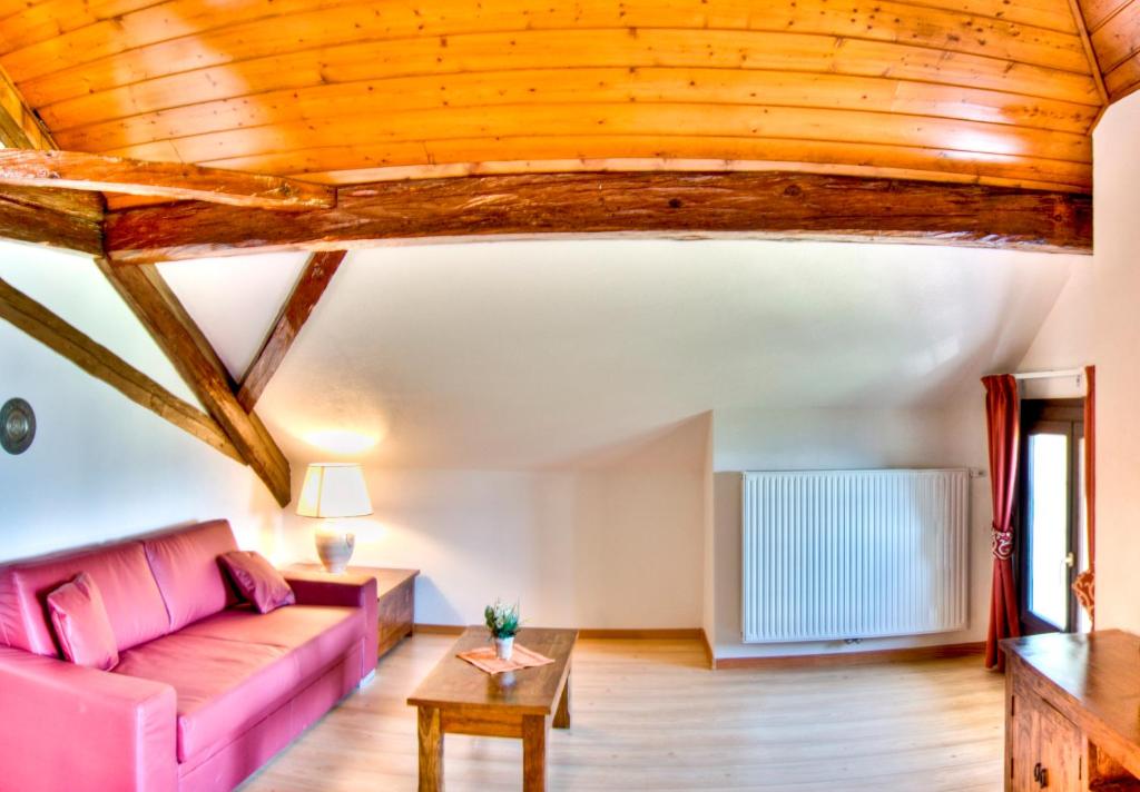 Posezení v ubytování Apartments Waldquell