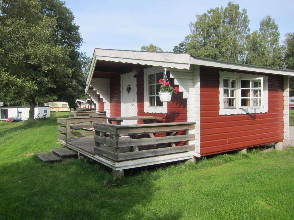 Zahrada ubytování Sikhall Camping