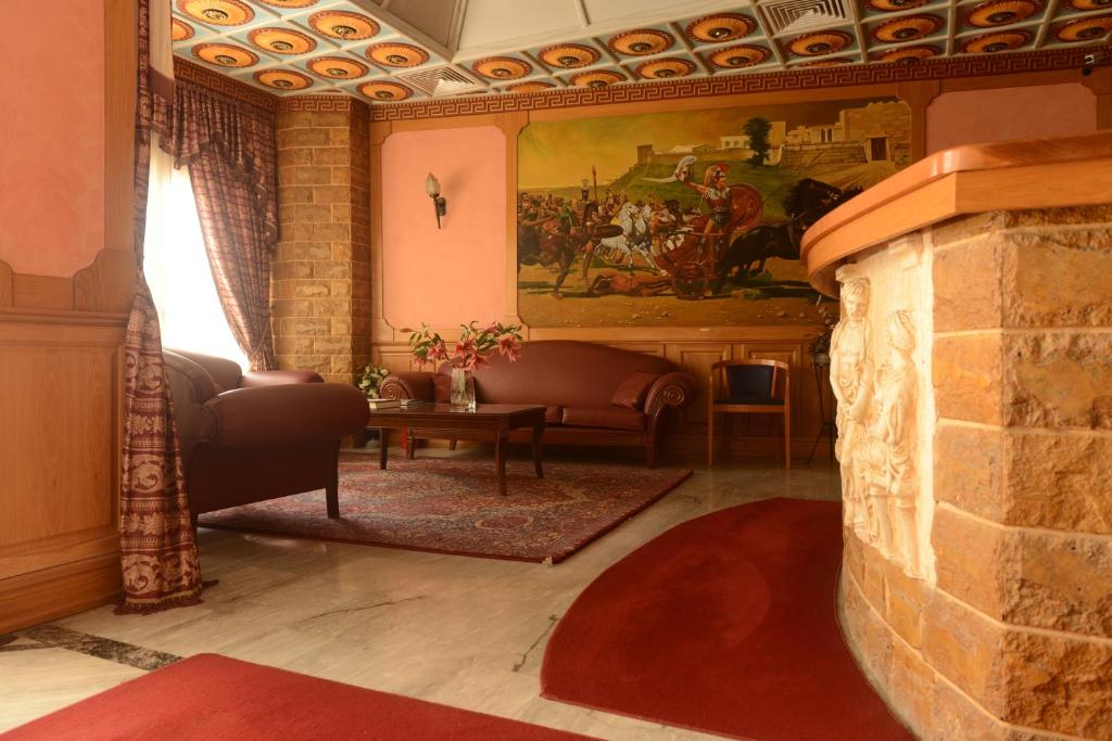 Posezení v ubytování Melissa II Hotel