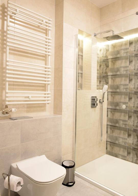 Koupelna v ubytování Apartamenty Gaja