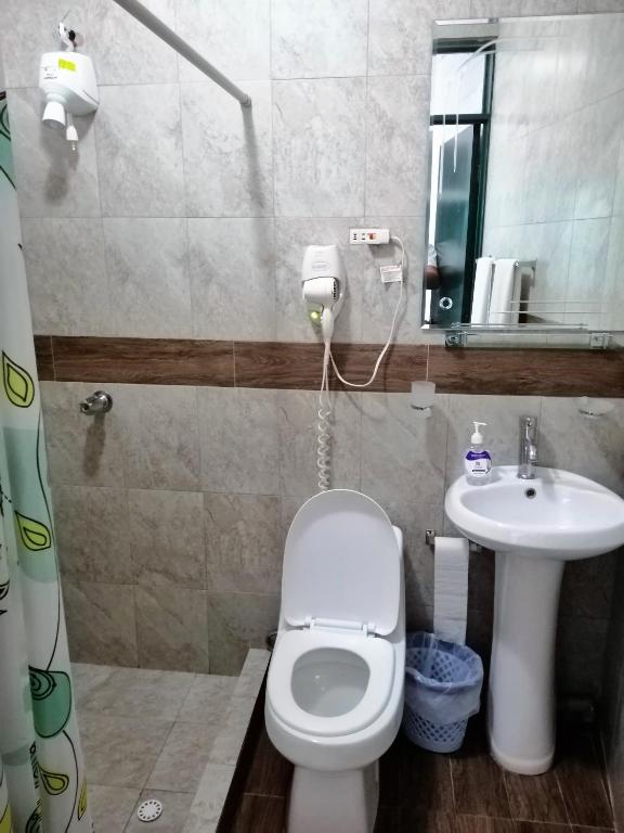 Koupelna v ubytování Casa Leon Guesthouse