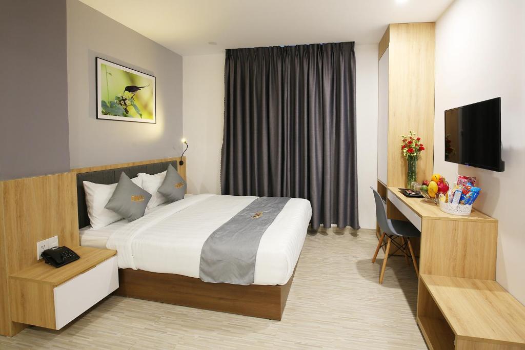 Postel nebo postele na pokoji v ubytování Davue Hotel by THG