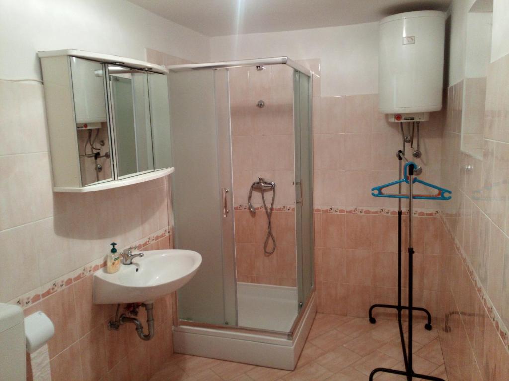 Koupelna v ubytování Apartment Rivarela 31