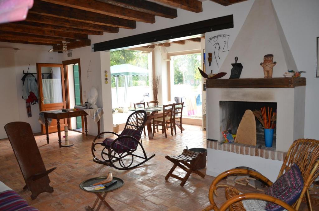 Posedenie v ubytovaní B&b Hobo