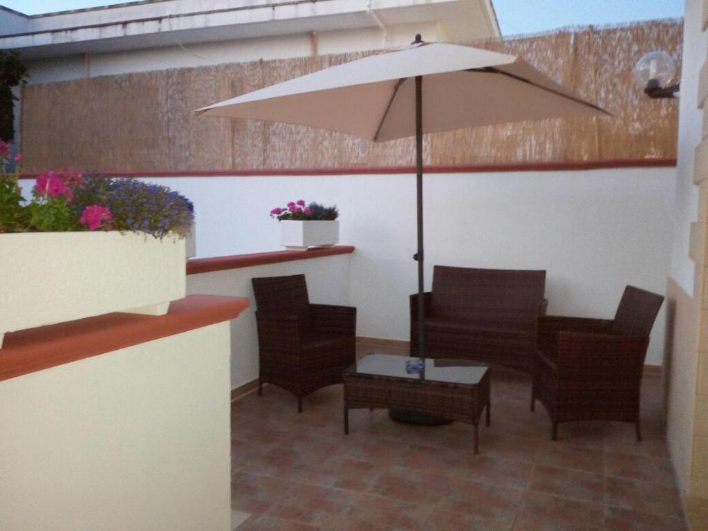 A patio or other outdoor area at Perla del Salento