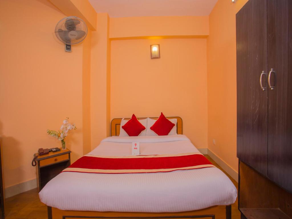 Postel nebo postele na pokoji v ubytování Hotel Premium
