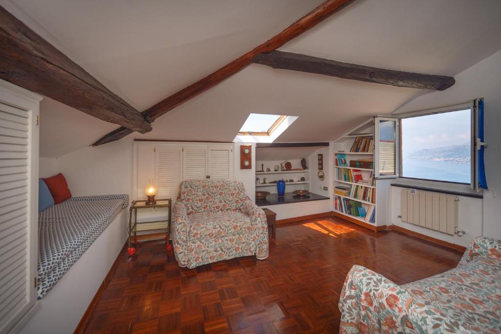 Część wypoczynkowa w obiekcie CASA CONSTANZA Pace e Relax in Liguria