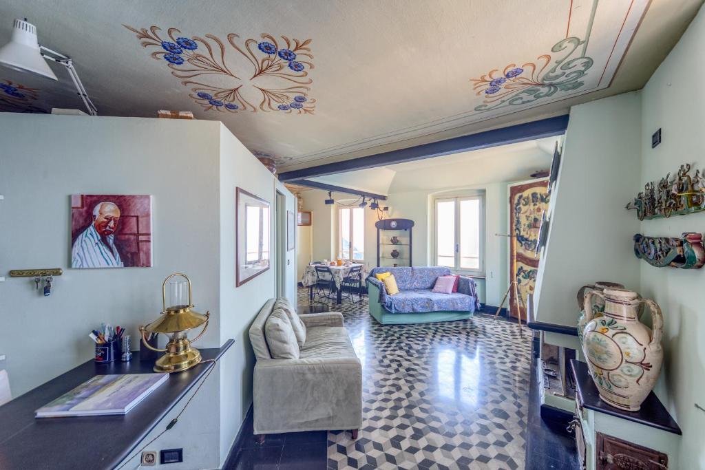 Część wypoczynkowa w obiekcie CASA CONSTANZA Pace e Relax in Liguria