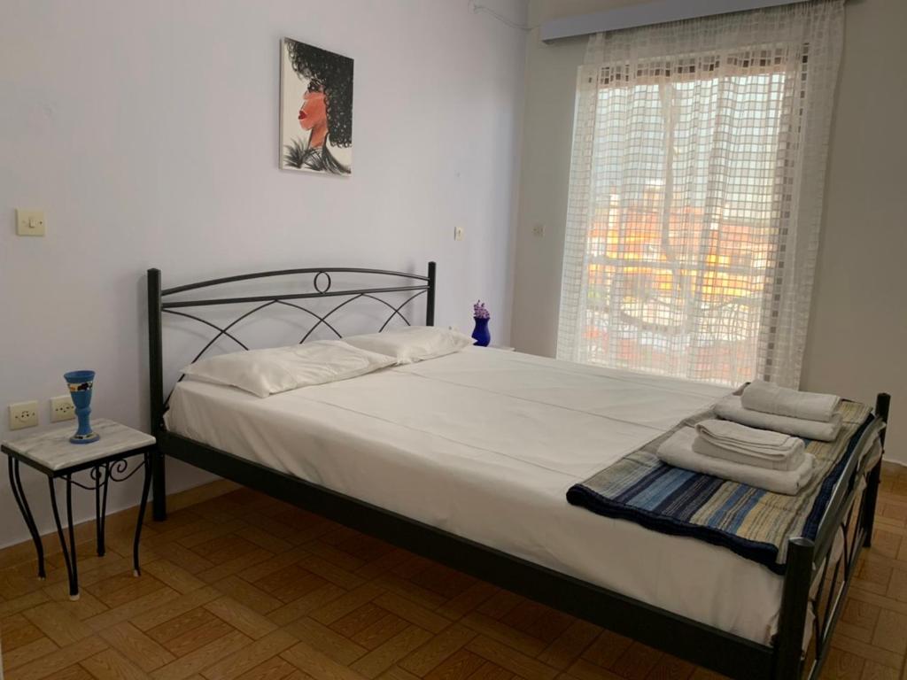 Postel nebo postele na pokoji v ubytování Sea Side