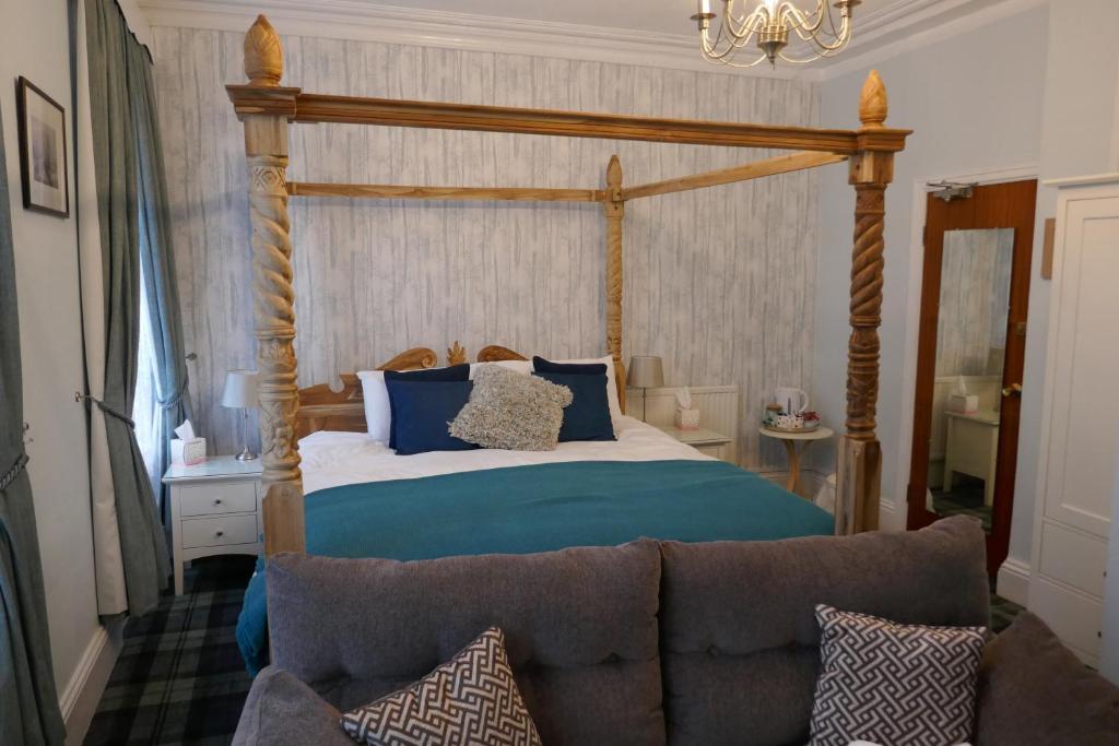 En eller flere senge i et værelse på The Boundary