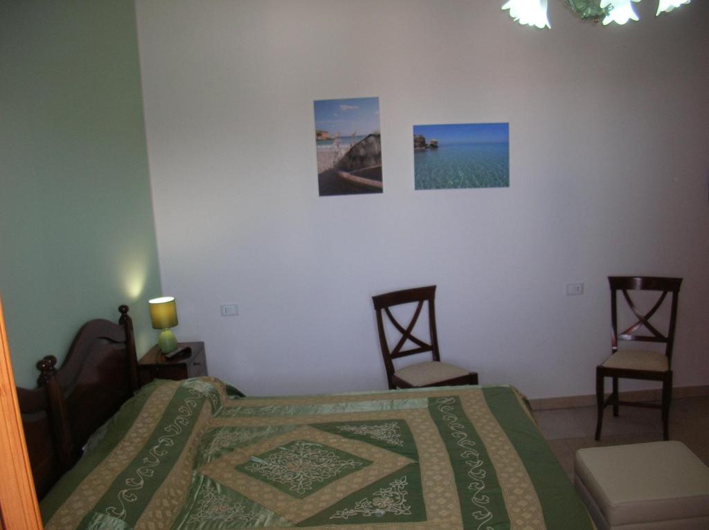 Postel nebo postele na pokoji v ubytování Casina dei Nonni