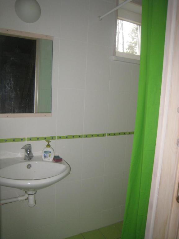 Koupelna v ubytování Sae Hostel