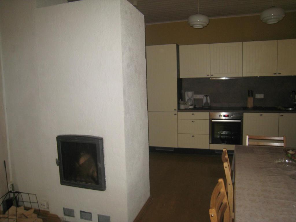 Kuchyň nebo kuchyňský kout v ubytování Sae Hostel