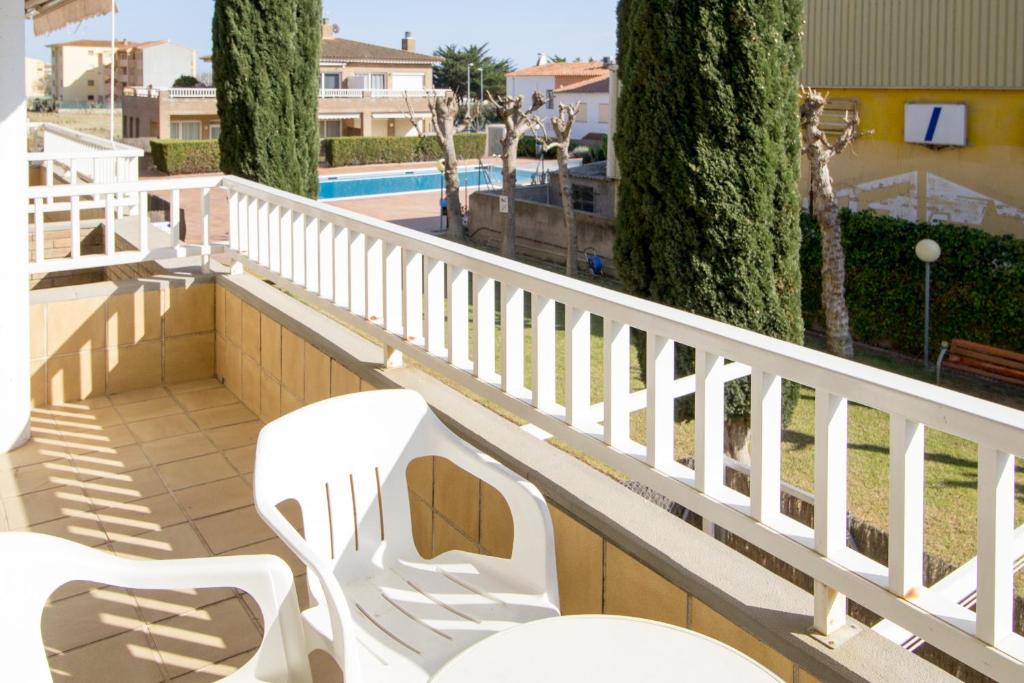 Balkón alebo terasa v ubytovaní Sistach Rentals Apartaments Sol 304 & 404