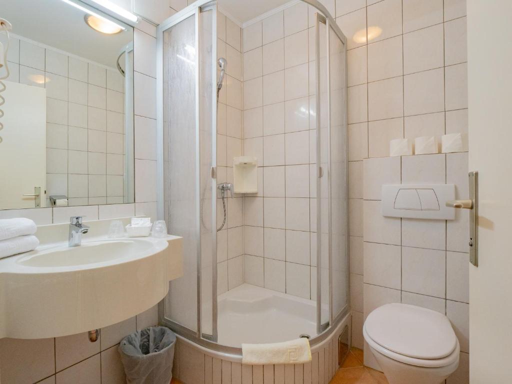 Koupelna v ubytování Hotel Johannes-Zeche