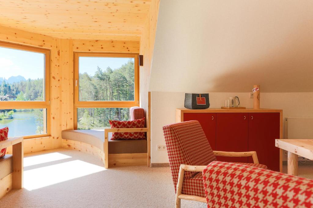 Część wypoczynkowa w obiekcie Hotel Weihrerhof