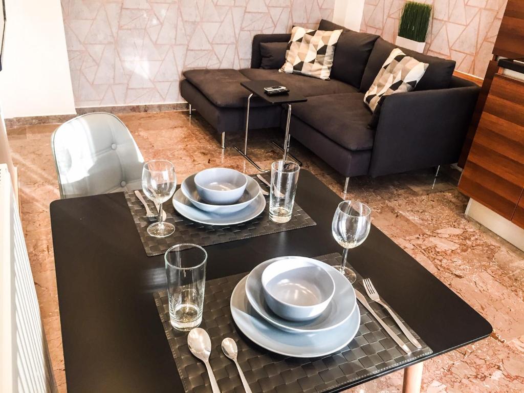 Posedenie v ubytovaní EPaN Luxury Apartments