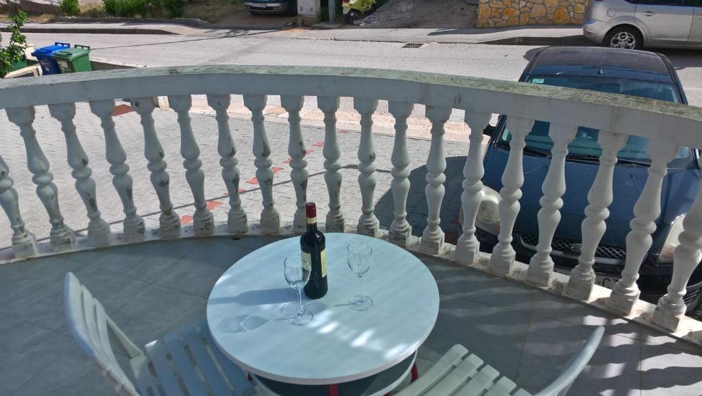 Balkón nebo terasa v ubytování Blue House Sibenik