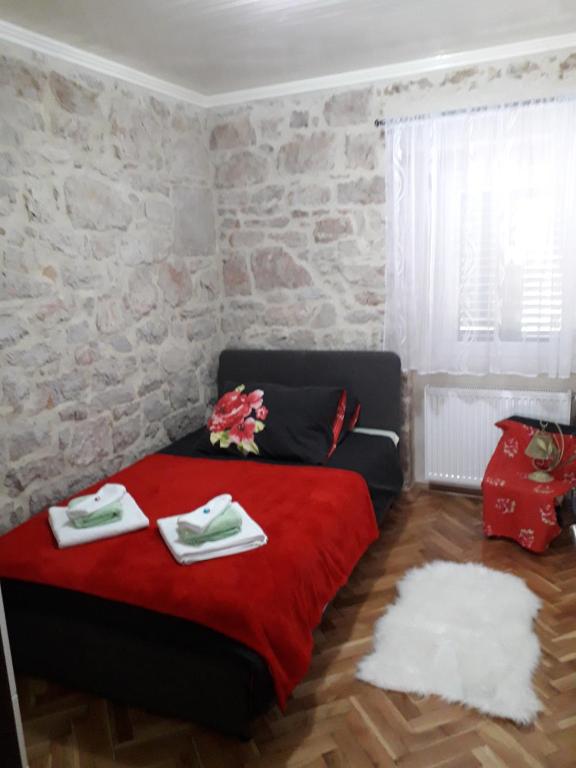 Postel nebo postele na pokoji v ubytování Apartment Karla SNB