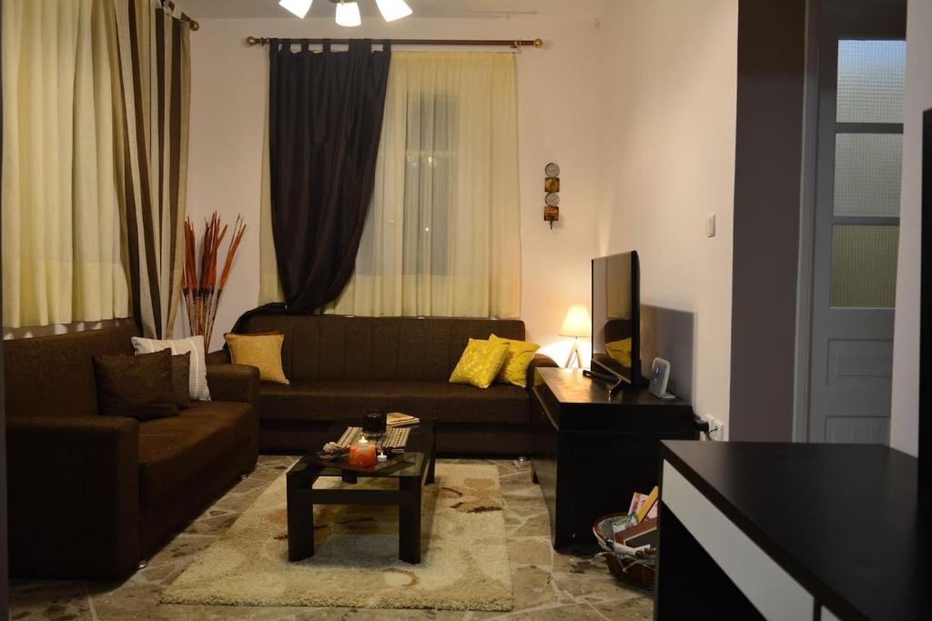 Część wypoczynkowa w obiekcie Green House Nafplio