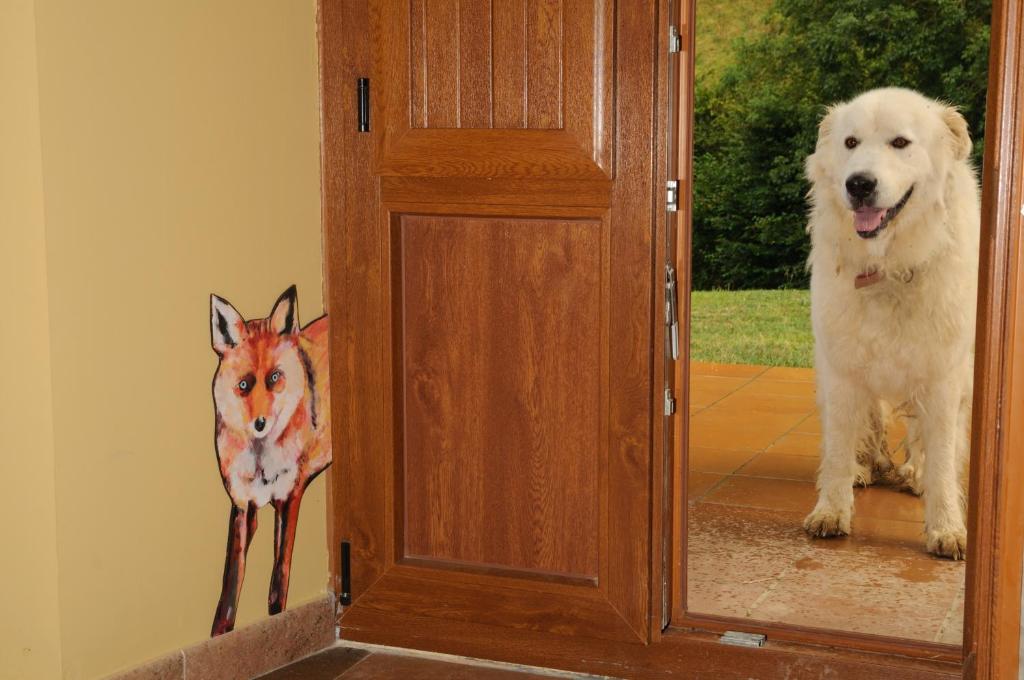 Domácí mazlíčci ubytovaní s hosty v ubytování Hostal Rural Iratiko Urkixokoa
