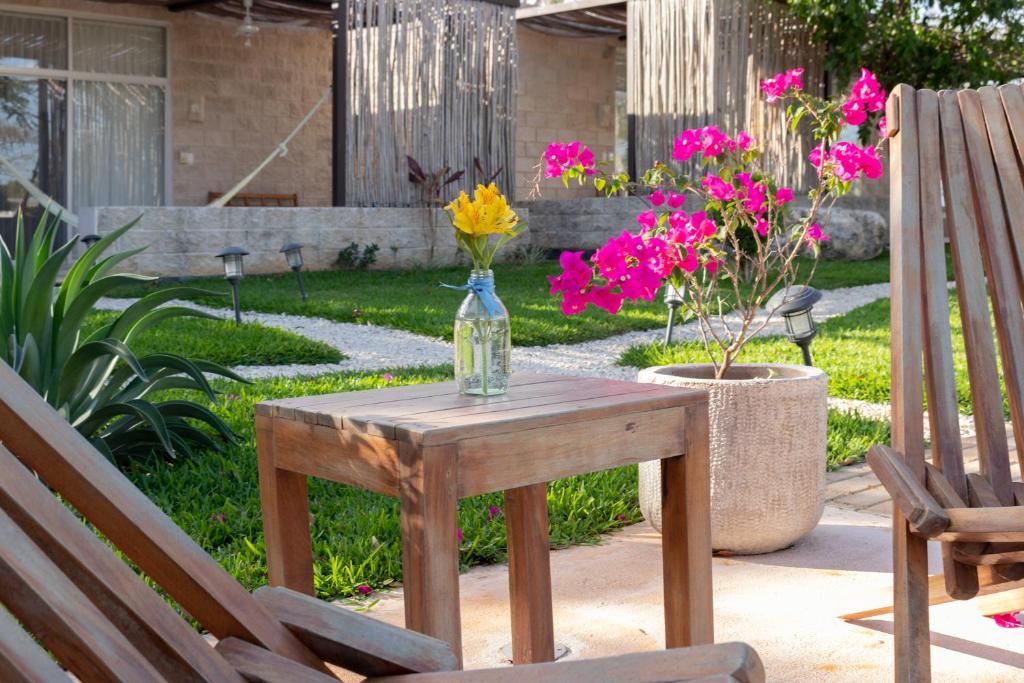 Zahrada ubytování Hotel Casa de Campo Conkal Merida