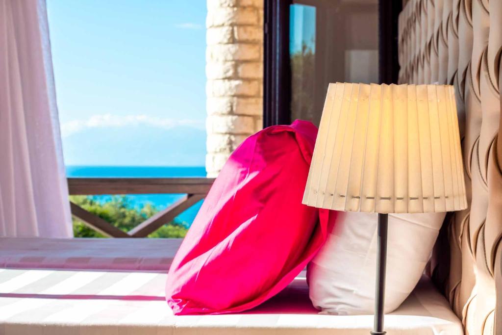 Balkon lub taras w obiekcie Villa Irida Apartments Agios Spyridonas Peritheia