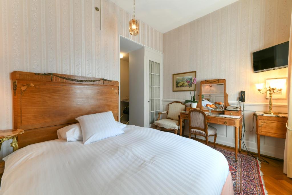Postel nebo postele na pokoji v ubytování Hotel Park Villa