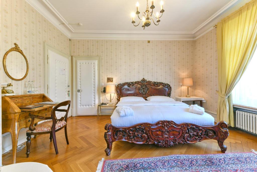 Postel nebo postele na pokoji v ubytování Hotel Park Villa