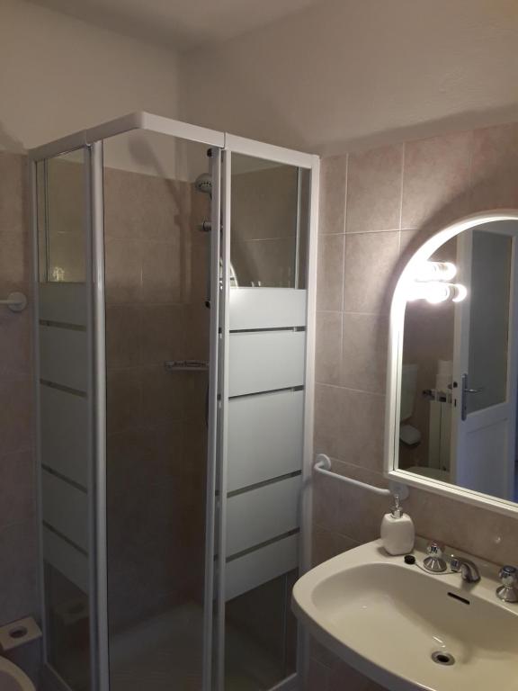 Koupelna v ubytování Hotel Paese Corvara