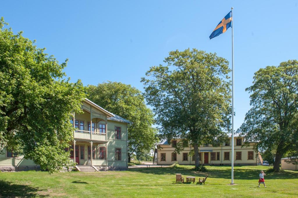 Zahrada ubytování Ronneby Brunnspark Vandrarhem och B&B