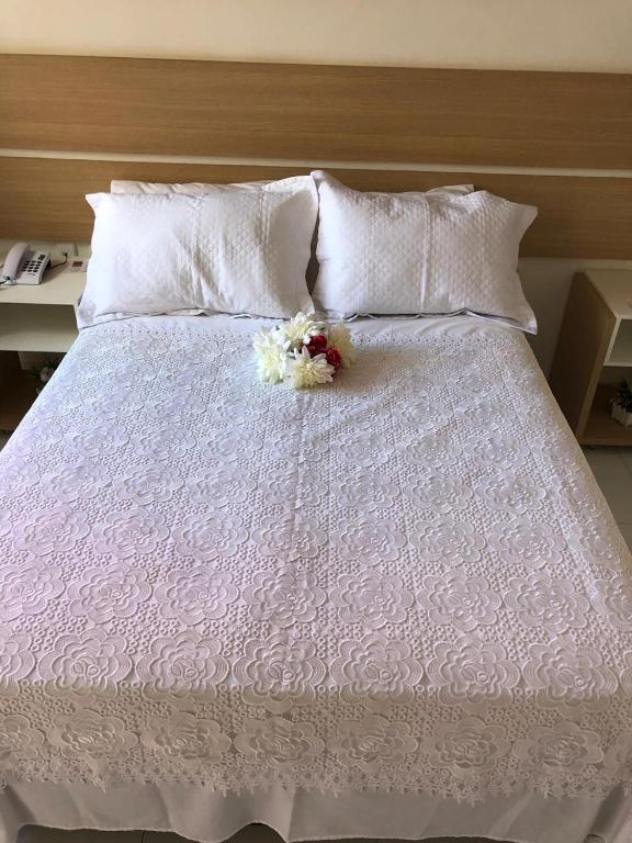 Postel nebo postele na pokoji v ubytování POUSADA LUNARA