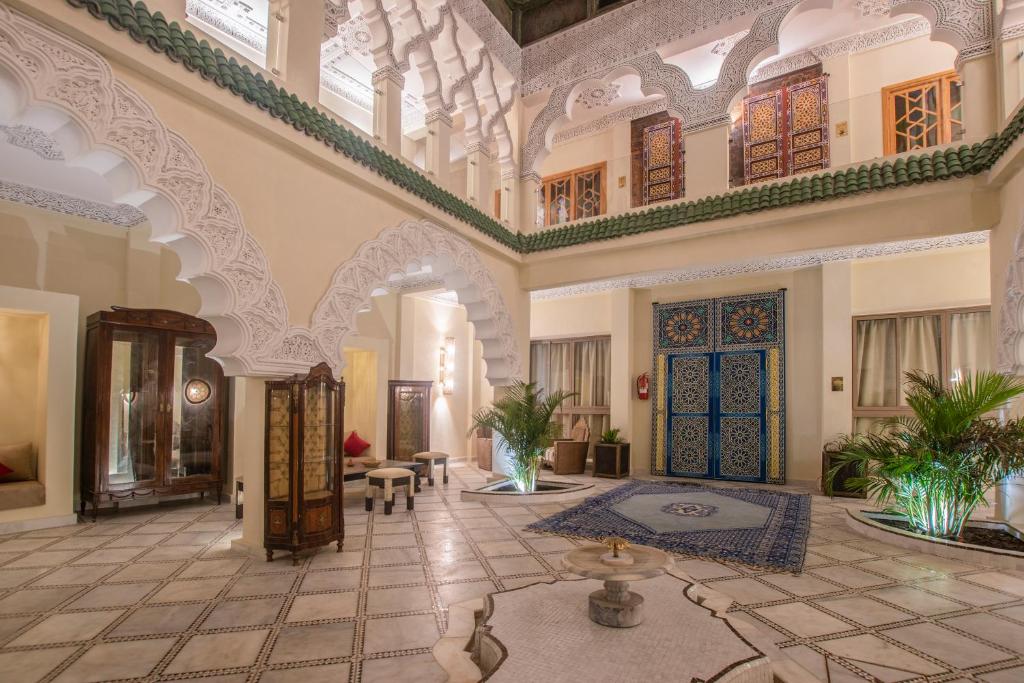 Posezení v ubytování Palais Dar Si Aissa ALL-SUITES