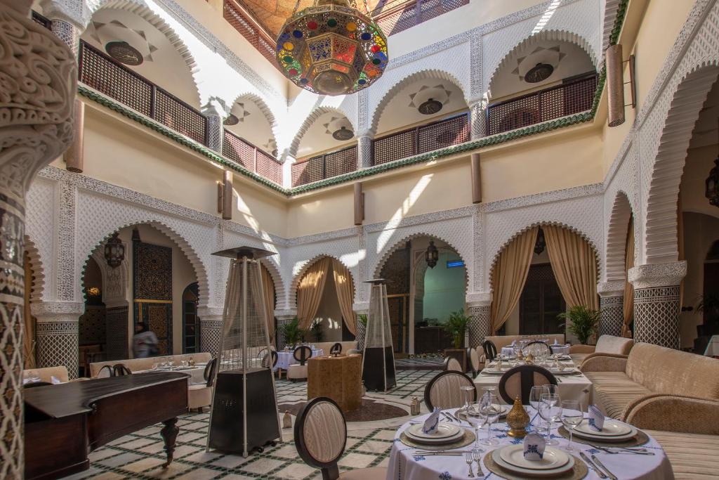 Restaurace v ubytování Palais Dar Si Aissa ALL-SUITES