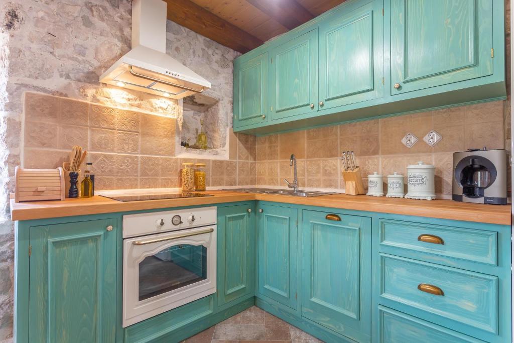 Kuchyň nebo kuchyňský kout v ubytování Rustica house
